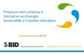Bid finanzas del carbono e iniciativa en energía sostenible y cambio climático