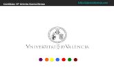 Elecciones a rector/a Universitat de València.Programa de García-Benau