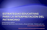 "Estrategias Educativas para la Interpretación del Patrimonio" por Ernesto Monroy Agámez