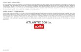 Manual de Instrucciones Aprilia Atlantic 300