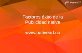 Factores éxito Publicidad Nativa