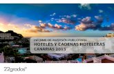 Inversión Publicitaria del Sector Hoteles en Canarias | Resumen 2013