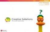 Microsoft Advertising - Creative Solutions
