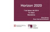 Presentació i objectius de Horizon 2020