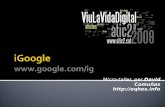 Microtaller de iGoogle (David Comuñas)
