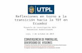 Reflexiones en torno a la transición hacia la TDT en Ecuador