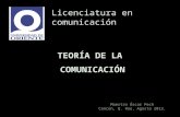 Teoria de la comunicacion 01  (op)