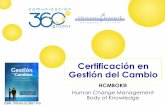 Información Certificación Internacional en Gestión del Cambio - HCMBOK - HCMP