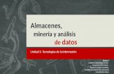 Almacenes, mineria y análisis de datos