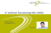 Webinar Herziening ISO 14001-norm | DIS-versie - 25 september 2014