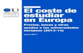 El coste de estudiar en Europa. OSU