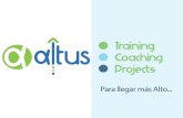 Portafolio Altus Training Coaching Projects.