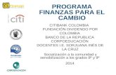 Presentacion finanzas para el cambio 2014