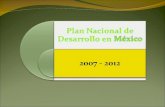 Plan Nacional de desarrollo en Mexico