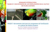 Uso de PINSAT Agronomía de Precisión en Palma Aceitera - Fertilizantes Misti