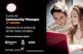Dossier 2º Edición del Curso de Community Manager