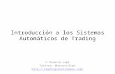 Introducción a los sistemas automáticos de trading-pozuelo de alarcon-12/11/2013