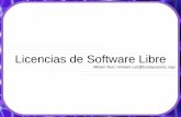 Licencias de Software Libre (2011)