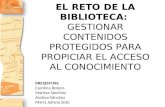 "Gestión de información en bibliotecas- Acceso Abierto"