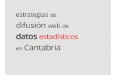 Difusión Estadística en Cantabria