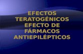 Efectos teratogenicos de Fármacos antiepilépticos