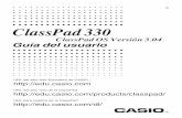 Manual Casio ClassPad 330 español