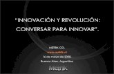 Conversar para innovar. Buenos Aires