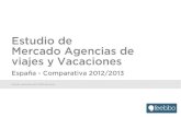 Encuesta Agencias de Viajes y Vacaciones  2012 2013