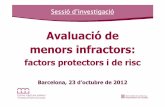 Descripció i anàlisi dels factors protectors d’adolescents en la prevenció del delicte. Cristina Blasco