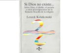 Si Dios No Existe Leszek Kolakowski