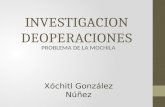 Problema de La Mochila Kp Xochitl Gonzalez