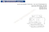 Manual Estacion Total Topcon Gts-210