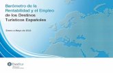 Barometro exceltur Enero-Mayo 2013 empleabilidad y rentabilidad destinos Espa±oles