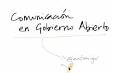 Comunicación en gobierno abierto