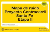 Mapa de ruido – Proyecto contracarrill Santa Fe Etapa II - (Ambiente y espacio público) - BAgobcamp 2012