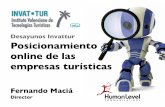 Desayunos Invattur: Posicionamiento online en empresas turísticas. Fernando Maciá