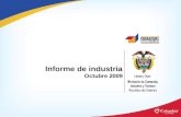 Informe de industria (Colombia) - Octubre 2009