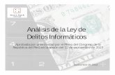 Análisis de la Ley de Delitos Informáticos aprobada por el Congreso del Perú