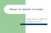 Blogs 2013