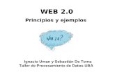 Web 2.0 Principio y Ejemplos