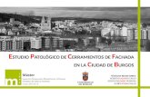 Estudio Patológico de cerramientos de fachada en la ciudad de Burgos