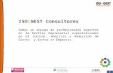 Presentacion Iso-Gest :Cuadro Mando Integral / a3erp