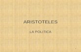 Aristoteles. historia de las ideas politicas