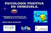 Psicología Positiva en Venezuela - Maria Elena Garassini