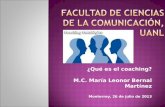 DCO - Que es el coaching - Leonor Bernal