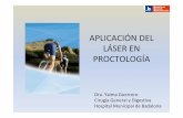 Aplicación del láser en proctología LHP - Dra. Yaima Guerrero, metgessa adjunta al Servei de Cirurgia Hospital Municipal Badalona (BSA)