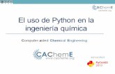 Programación matématica (optimización) con Python - Ingeniería Química - PyConES