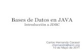 Bases de Datos en Java - Intro a JDBC