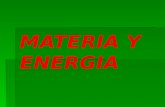 Materia y energia presentacion