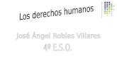 Derechos humanos- José Ángel Robles